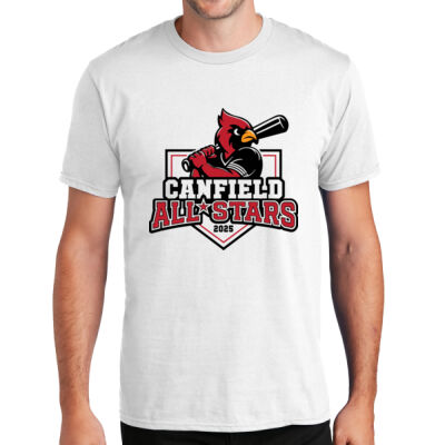 10U Canfield All-Stars White Adult Tee Thumbnail