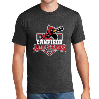 10U Canfield All-Stars Dark Heather Grey Adult Tee Alternate Design Thumbnail